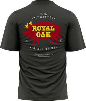 Royal Oak Men's Pig Logo Performance Tee