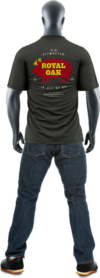 Royal Oak Men's Pig Logo Performance Tee
