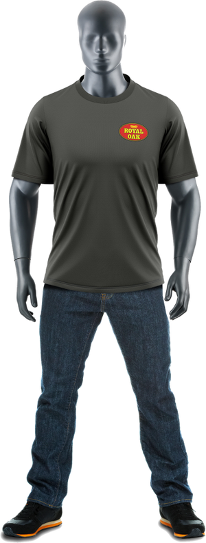 Royal Oak Men's Pig Logo Performance Tee