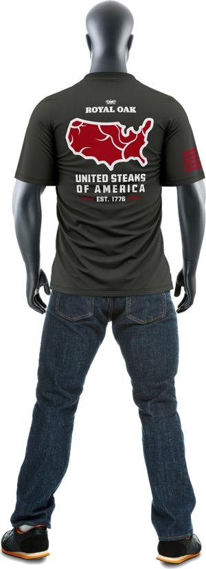 Royal Oak Men's United Steaks Of America Performance Tee